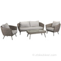 best seller sofa canapé en osier Rattan